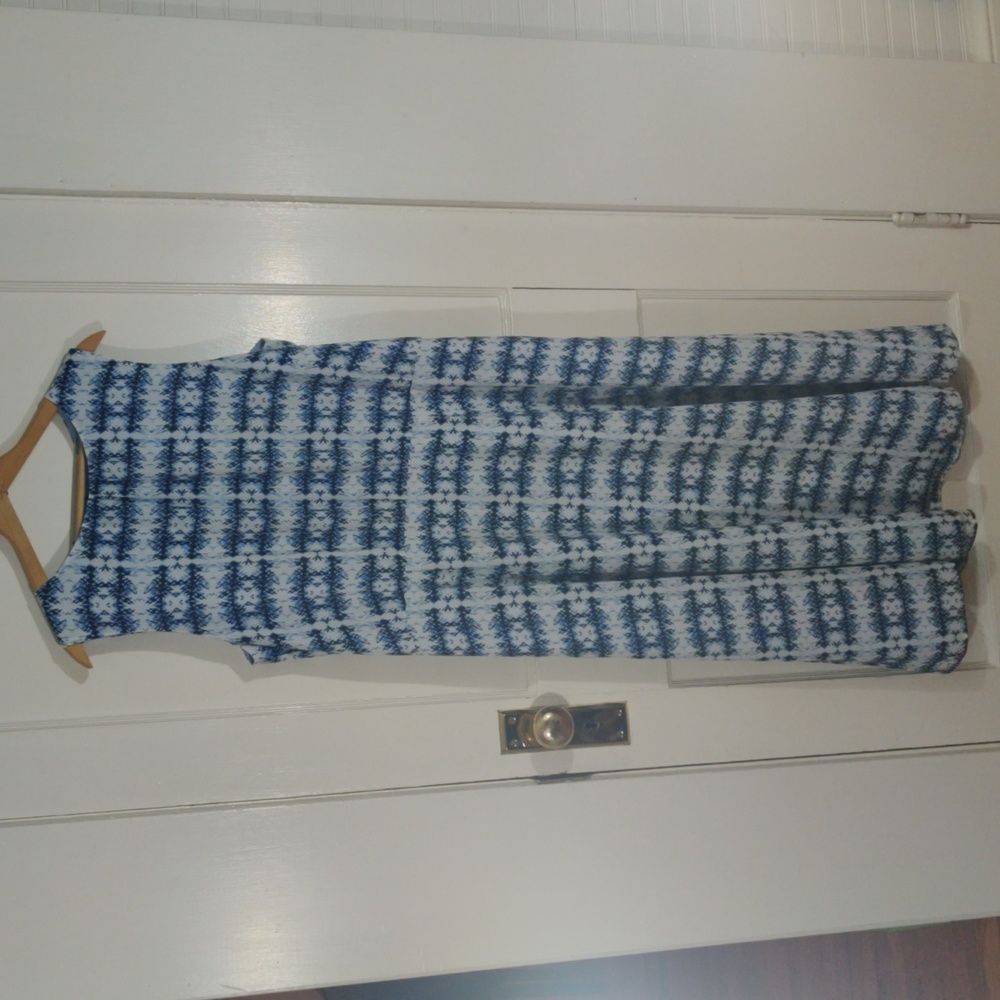 Pendleton Indigo Batik Boardwalk Maxi Dress, 14